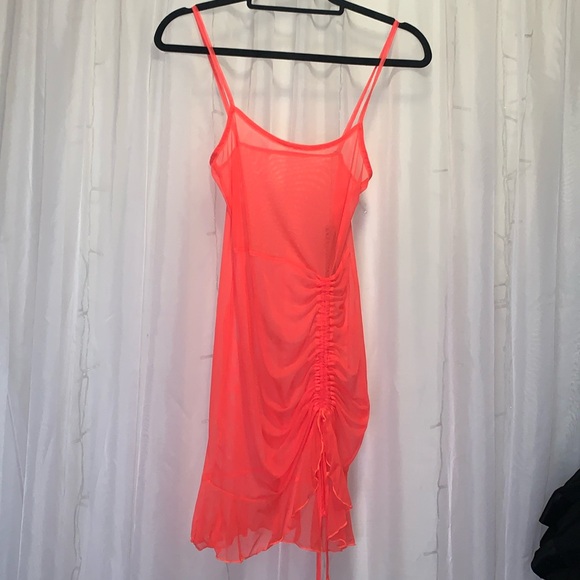 Fashion Nova Other - Fashion Nova Neon Mesh Cover Up